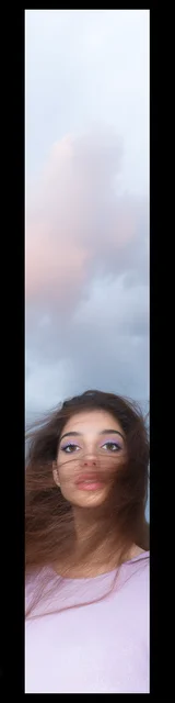 Free aesthetic bookmark featuring whispy hair